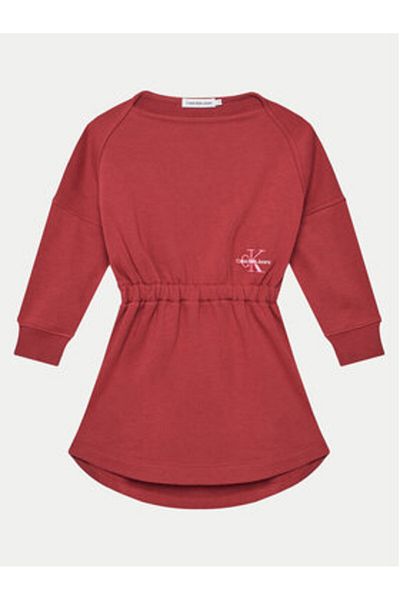 Calvin Klein Jeans Girl Knitted Dress IG0IG02316 Red