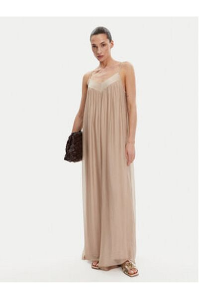 Vicolo Women's Jumpsuit TD0588 Beige