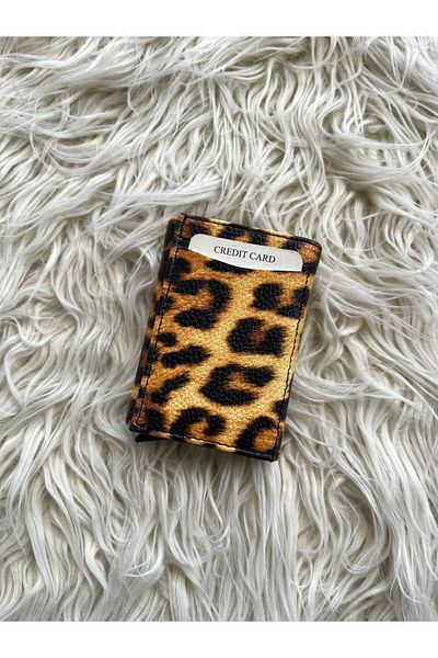 asyakuş Unisex Wallet-Card Holder with Automatic Aluminum Mechanism