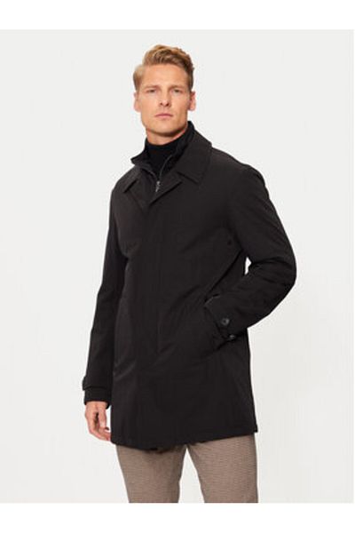 BUGATTI Men's Transitional Coat 69081-634028 Black