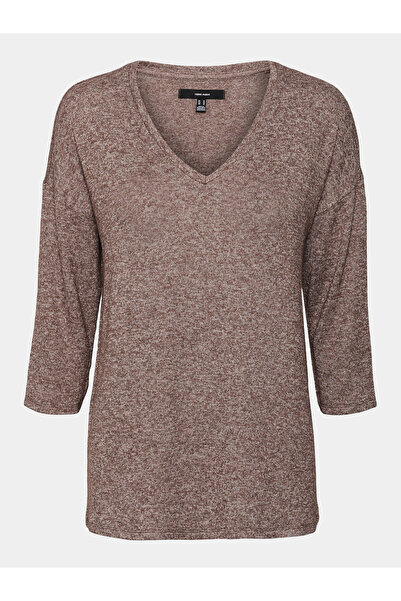 Veromoda Curve Bluză de damă vero moda curve 10297287 Maro