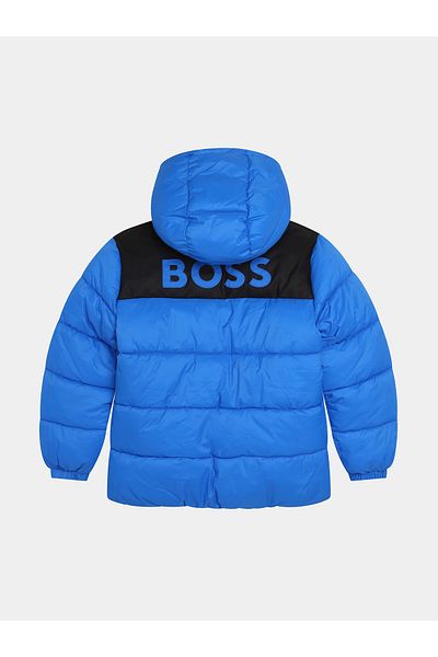 BOSS Jachetă de iarnă pentru băieți J26521 D bleumarin