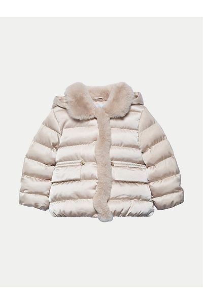 Abel & Lula abel lula Girl Winter Jacket 5837 Beige