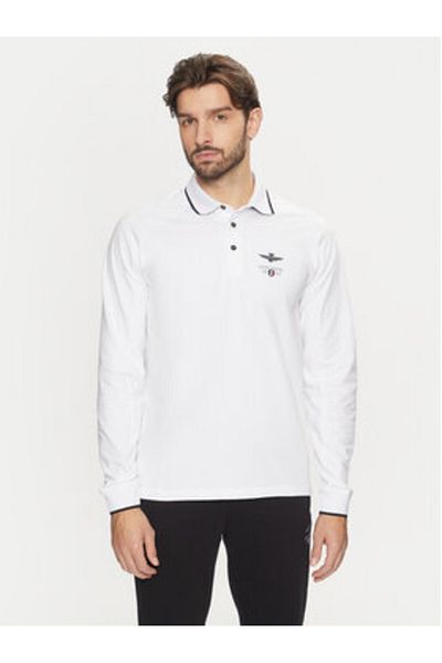 Aeronautica Militare Men's Polo 242PO1824J612 White