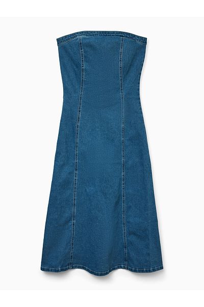 Vero Moda Rochie de damă din denim 10328202 albastră
