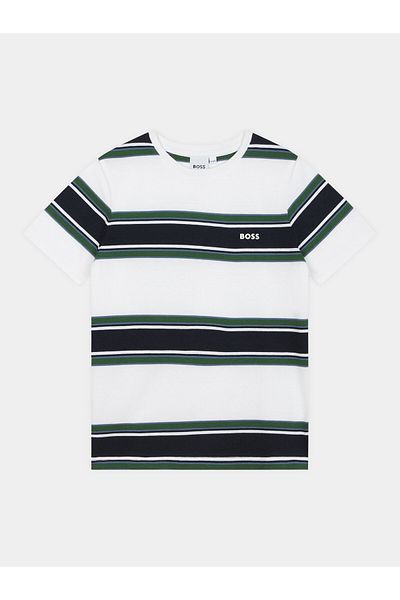BOSS Tricou băiețel J50721 S colorat