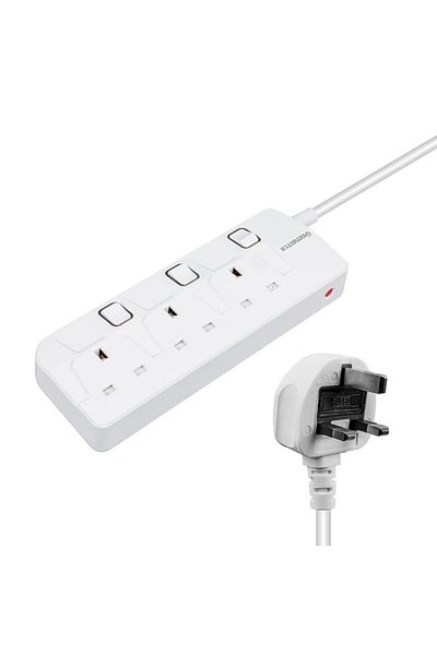 VEA Yamatik Ve-Beta103 2 Meter a Class 3 Separate Switched British Socket Thermal Current Protected Group Socket