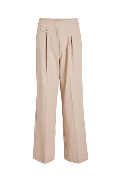 VILA Pantaloni din material textil pentru femei 14088007 bej