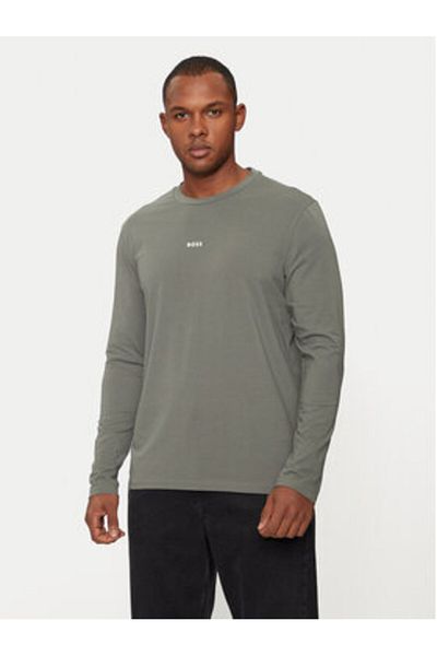 BOSS Men's Longsleeve 50473286 Gray
