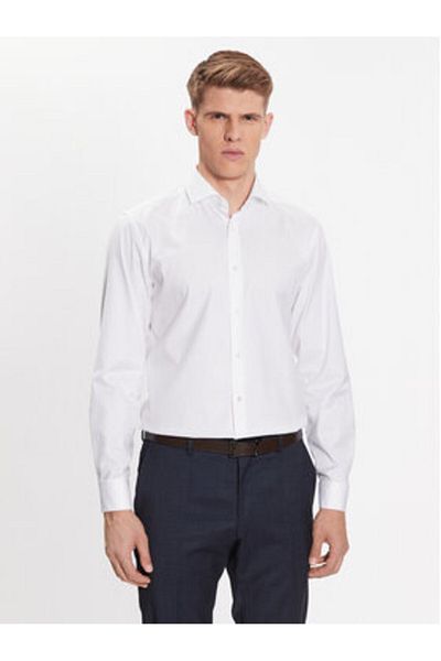 BOSS Mens Shirt 50480101 White