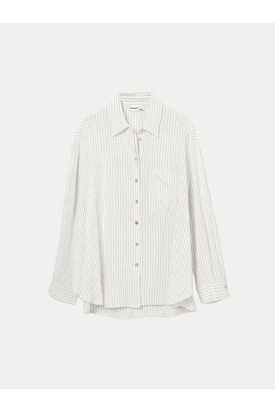 Desigual Cămașă de damă 24WWCW11 Albă