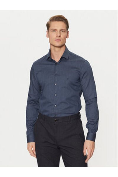 Calvin Klein Mens Shirt K10K113844 Navy Blue