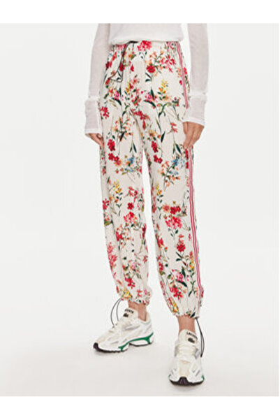 Vicolo Women's Fabric Trousers TB2129 Ecru, Colorful