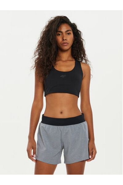 4F Sutien sport pentru femei 4FWAW24USBAF140 Negru
