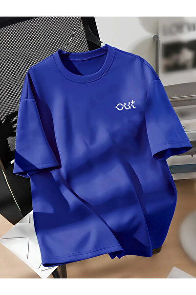 Cool mans Tricou oversize oversize din bumbac cu imprimeu supradimensionat