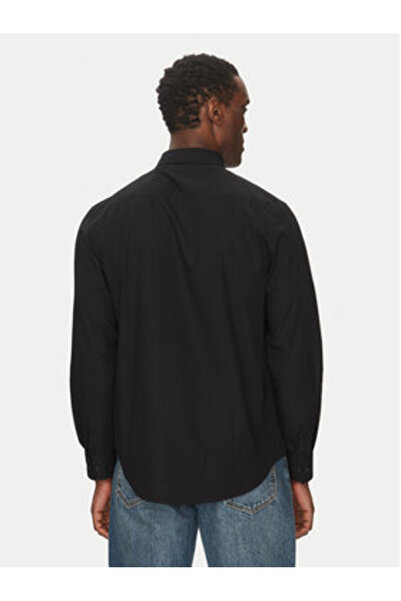 Calvin Klein Jeans Ανδρικό Πουκάμισο LV040QM160 Μαύρο