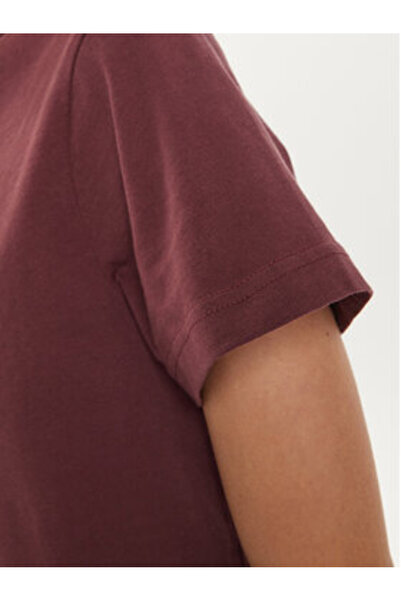 WRANGLER Women's T-Shirt 112356427 Burgundy