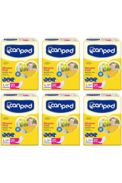 Canped MESANE PEDİ 20 Lİ LARGE (L) 6 ADET
