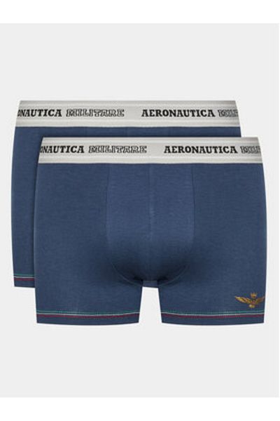 Aeronautica Militare Men's Set of 2 pairs of boxers AM1UBX004 Navy blue