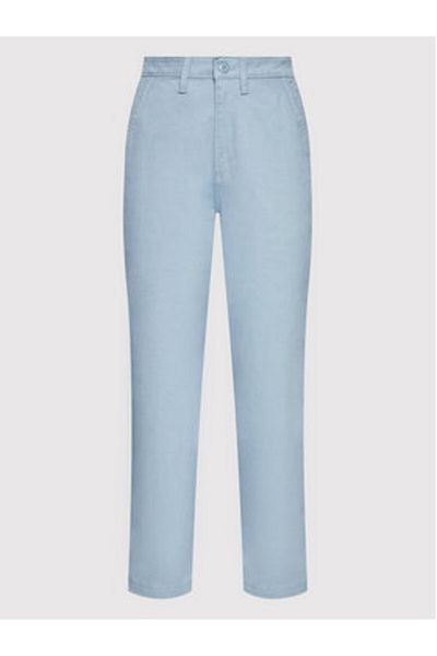 Vans Pantaloni din material textil pentru femei VN0A7RPABD21 Albastru deschis