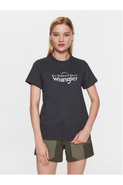 WRANGLER Women's T-Shirt WC5FGEB00 112326375 Gray