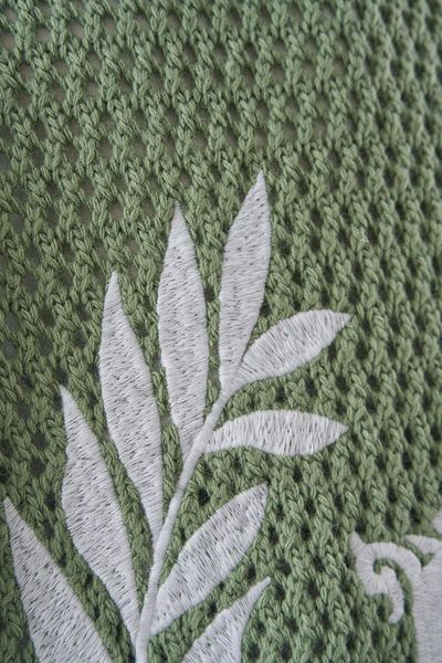 Machinist Mchnst Knit College Style Tee Water Green