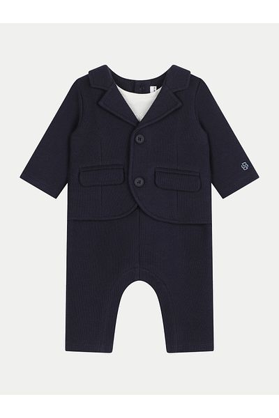 BOSS Salopetă pentru băieți J51055 Bleumarin