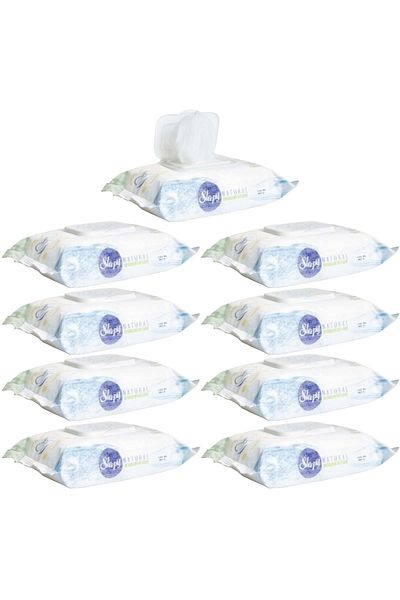Sleepy Wet Towel Wipes Cotton Newborn Natural Bamboo 40 Sheets Set of 9 (360 Sheets)