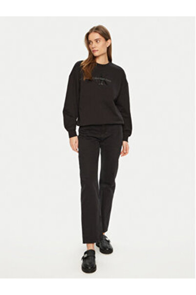 Calvin Klein Jeans Γυναικείο Φούτερ J20J224724 Μαύρο