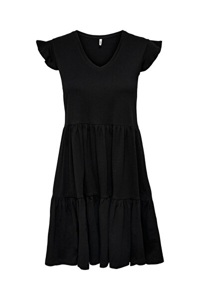 ONLY Rochie de vară neagră pentru femei ONLY-15226992 ONLMAY BLACK