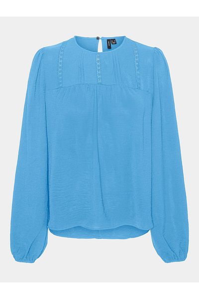 Vero Moda Bluză de damă 10302546 Albastră