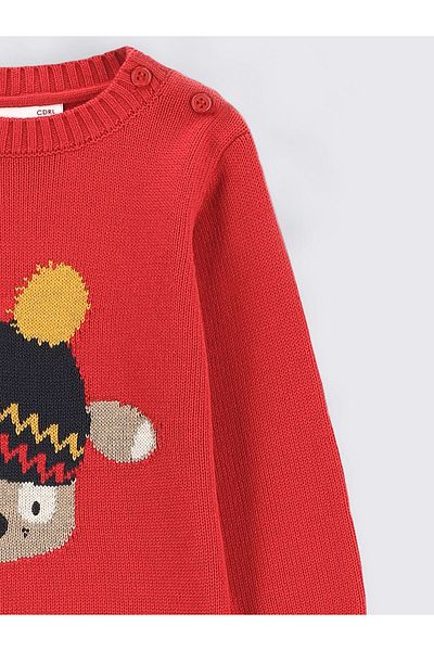 Coccodrillo Boy Sweater ZC2172101CWN Red