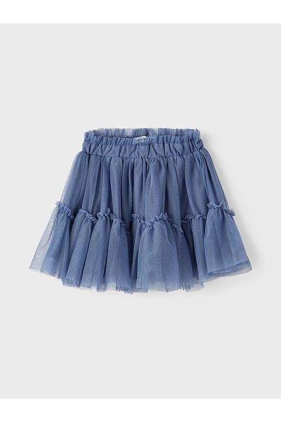 Vero Moda Girl Fustă din tul pentru fete 13211727 albastră