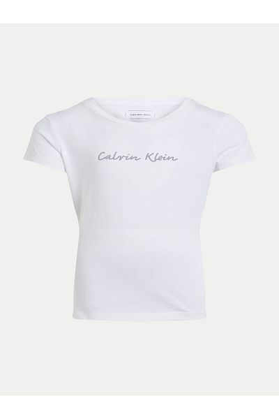 Calvin Klein Jeans Tricou pentru fete IG0IG02857 Alb