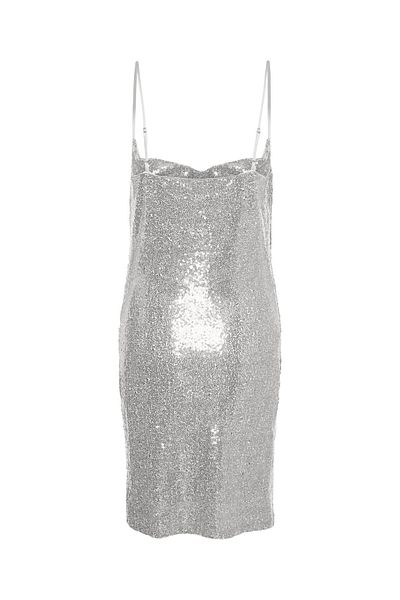 Vero Moda Rochie de cocktail pentru femei vero moda 10295675 argintie