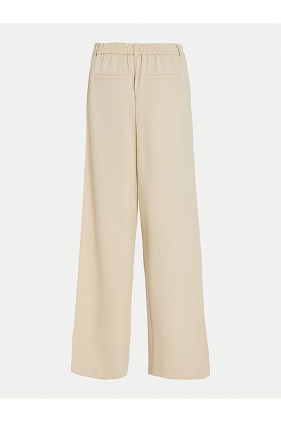 VILA vila Women's Fabric Trousers 14087407 Beige