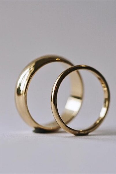 Cem Aykan Kuyumculuk KALIN BOMBE DÜZ ALTIN ALYANS - AK93