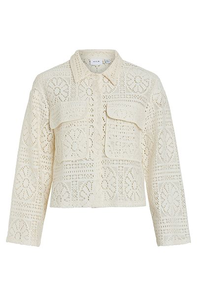 VILA Women's Shirt 14105211 Beige