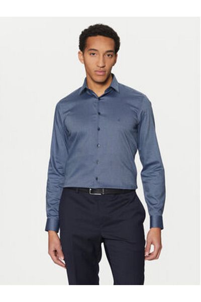 Calvin Klein Cămașă bărbătească K10K113864 Albastră