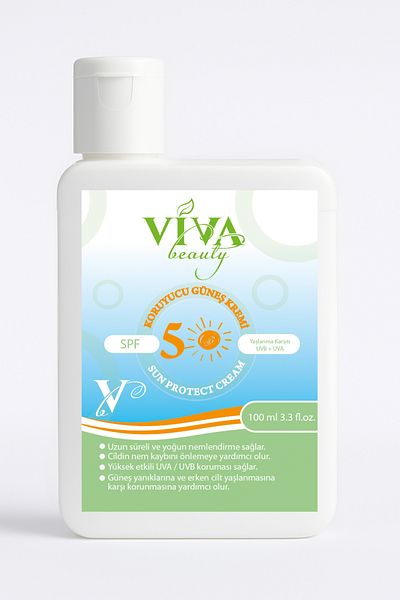 VivaBeauty Spf 50 Sunscreen – High Protective, Brightening, Face and Body, for Sensitive and Combination Skin, 100ml