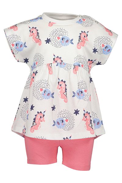 Blue Seven Girl T-shirt and shorts set 914519 X White