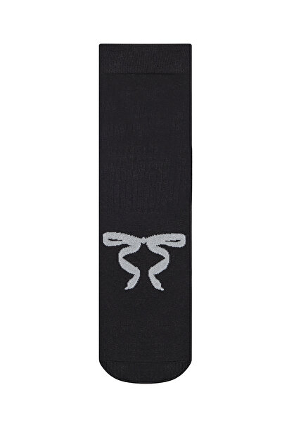 Penti Pretty Ribbon 2 részes fekete-fehér zokni