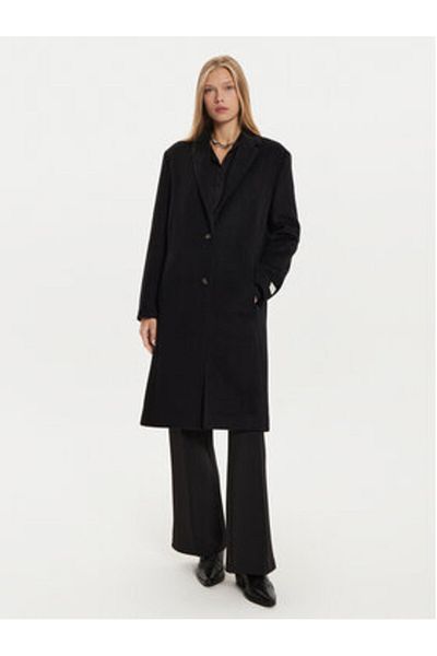 Calvin Klein Calvin Klein Palton de lână pentru femei K20K207701 Negru