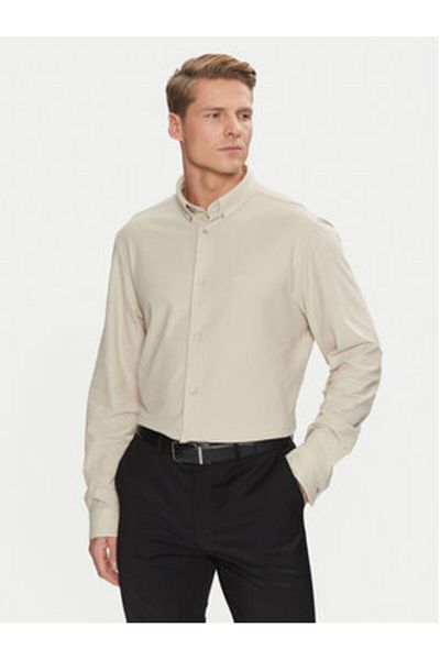 Calvin Klein Mens Shirt K10K113311 Beige
