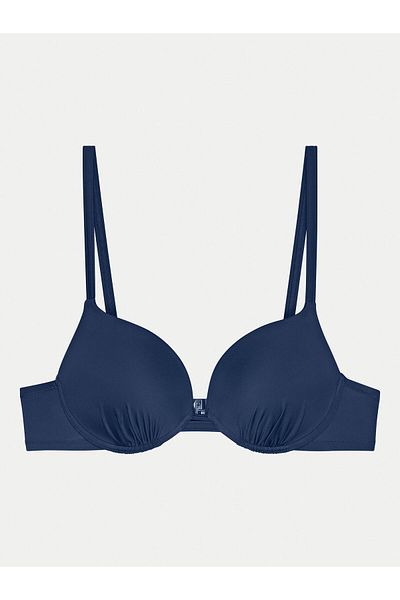 Triumph Women's Bikini Top 10214740 SUMMER MIX & MATCH WHU 01 SD Navy