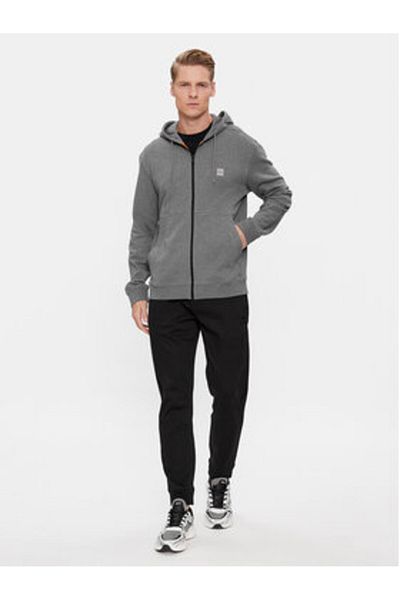 BOSS Mens Sweatshirt 50508578 Gray