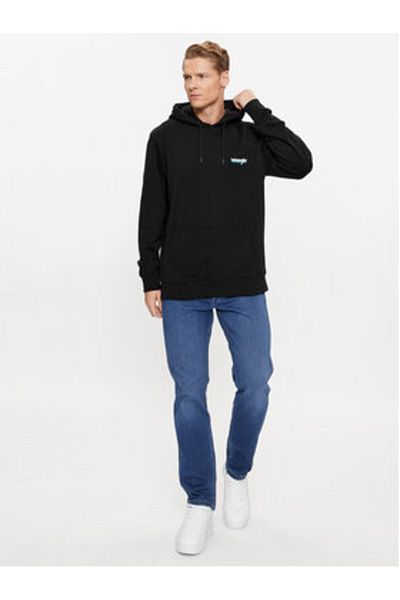 WRANGLER Mens Sweatshirt 112343376 Black