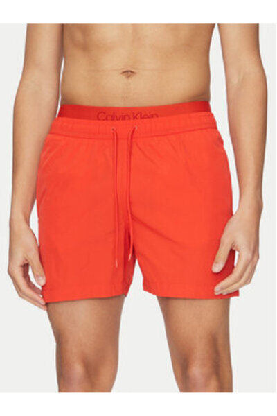 Calvin Klein swimwear Men's Swim Shorts KM0KM01104 Red