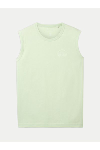 Tom Tailor Men's Tank top 1041815 Green