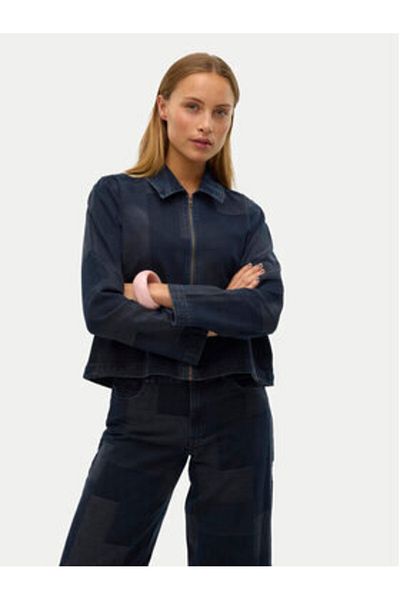 Vero Moda Jachetă din denim pentru femei 10321078 bleumarin